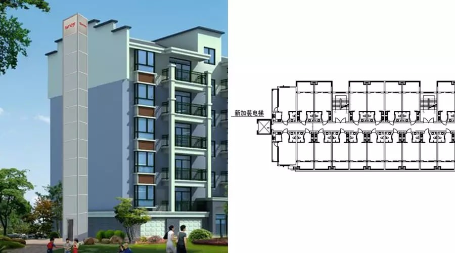西尼機電引領(lǐng)舊樓加裝電梯市場-暖心解決中低層高齡住戶出行難問題